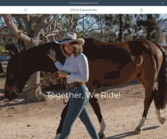 Ethosequestrian.com(Ethos Equestrian) Screenshot