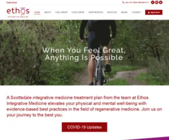 Ethosscottsdale.com(Ethos Integrative Medicine) Screenshot