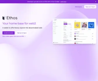 Ethoswallet.xyz(Ethos wallet) Screenshot