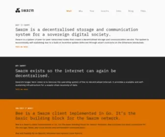 Ethswarm.org(Swarm) Screenshot