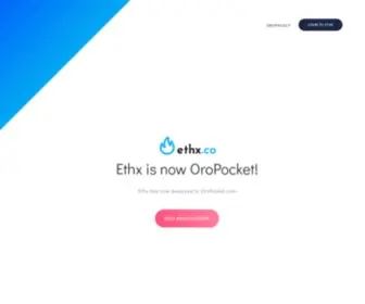 ETHX.co(Global Cryptocurrency Exchange) Screenshot