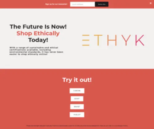 Ethyk.org(Ethyk) Screenshot