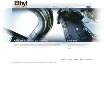 Ethyl.com(Ethyl Corporation) Screenshot