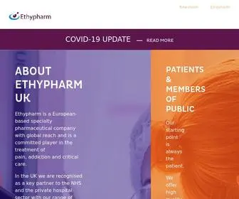 Ethypharm.co.uk(Ethypharm) Screenshot