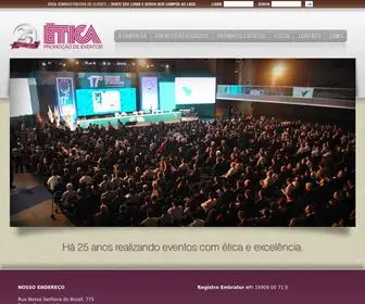 Eticaeventos.com.br(Ética) Screenshot