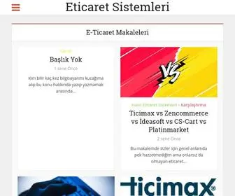Eticaret.website(Eticaret Sistemleri) Screenshot