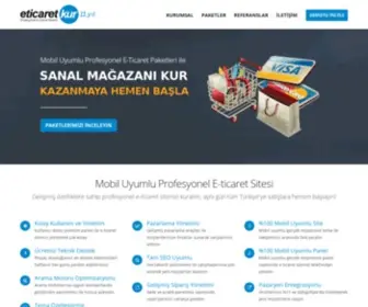 Eticaretkur.com(E-Ticaret Sitesi, E-Ticaret Yazılımı, E-Ticaret Paketi) Screenshot