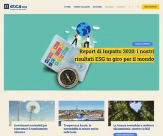Eticasgr.com(Fondi etici e investimenti SRI) Screenshot
