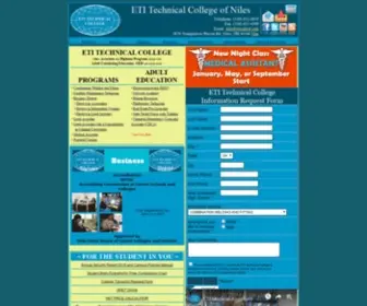 Eticollege.edu(ETI Technical College) Screenshot