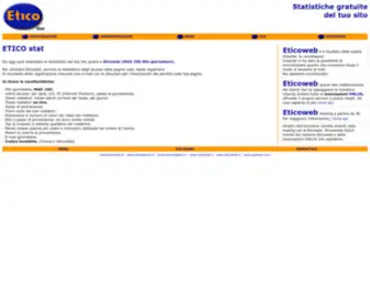 Eticostat.it(Statistiche gratuite per il tuo sito) Screenshot