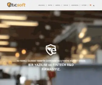 Eticsoft.com(EticSoft Bilgi Teknolojileri A.Ş) Screenshot