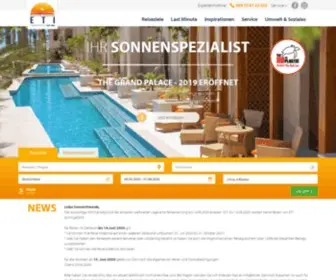 Eti.de(Reisen zu Sonnenpreisen) Screenshot