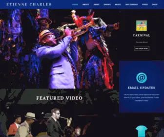 Etiennecharles.com(ETIENNE CHARLES) Screenshot