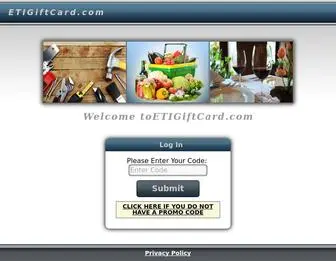Etigiftcard.com(Etigiftcard) Screenshot