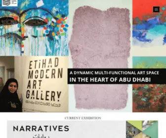 Etihadmodernart.com(Etihad Modern Art Gallery) Screenshot