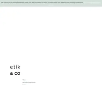 Etikandco.ca(La mode douce et équitable) Screenshot