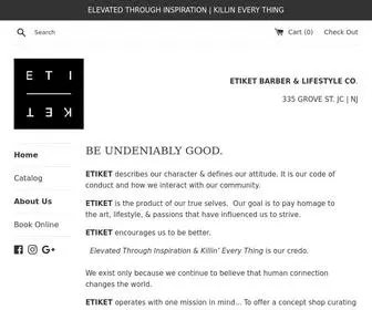 Etiket.life(ETIKET BARBER & LIFESTYLE CO) Screenshot