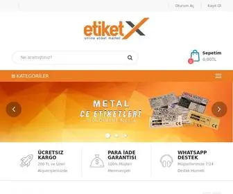 Etiketx.net(Metal Etiket) Screenshot