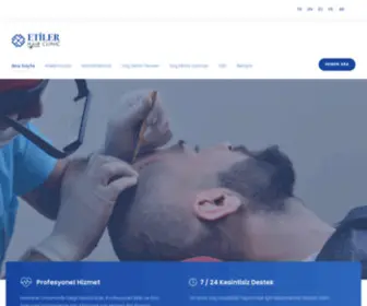 Etilerhairclinic.com(Saç Ekimi İstanbul) Screenshot