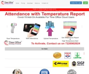 Etimeoffice.com(E-timeoffice biometrics) Screenshot