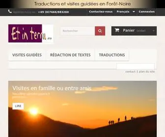 Etinterra.eu(Visites guidées en Forêt) Screenshot