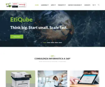 Etiqube.com(EtiQube srl) Screenshot