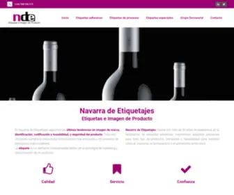 Etiquetasnde.com(Navarra de Etiquetajes) Screenshot