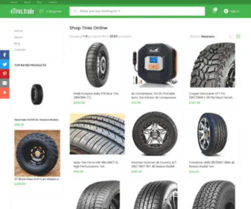 Etires.trade(Shop Tires) Screenshot