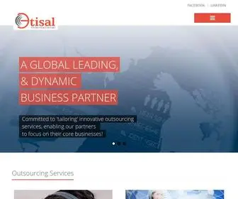 Etisal-INT.com(ETISAL International Offical Website) Screenshot