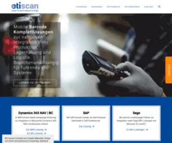 Etiscan.de(Anlageninventur) Screenshot