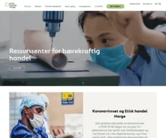 Etiskhandel.no(Etisk Handel Norge) Screenshot