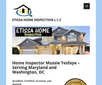 Etissahomeinspection.com(Best Home Inspection Service for Maryland and Washington DC) Screenshot