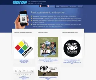 Etixnow.com(Fast, convenient, and secure e-tickets) Screenshot