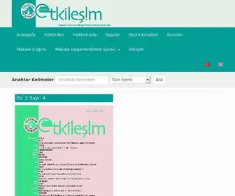 Etkilesimdergisi.com(Etkileşim) Screenshot