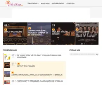 Etkinlikler.org(Veritabanı) Screenshot