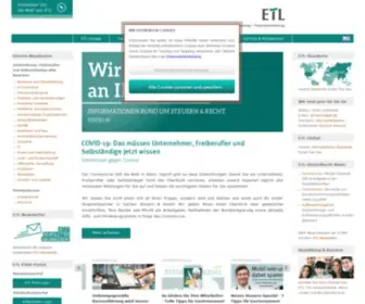 ETL.de(Steuern, Recht, Wirtschaft, Finanzen) Screenshot