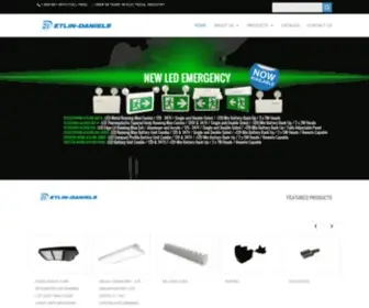 Etlin-Daniels.com(Trusted in the Electrical Business Since 1949. LED Light Fixture) Screenshot