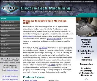 ETM-LB.com(Electro-Tech Machining) Screenshot