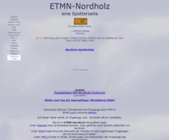 ETMN-Nordholz.de(ETMN-NordholzEine Spotterseite) Screenshot