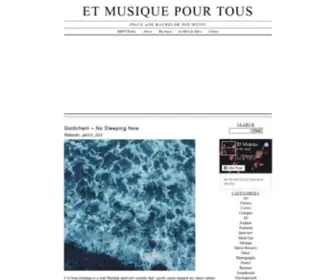 Etmusiquepourtous.com(Et Musique Pour Tous) Screenshot