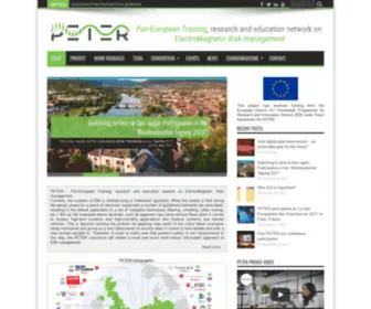 ETN-Peter.eu(PAN-EUROPEAN TRAINING, RESEARCH AND EDUCATION NETWORK ON ELECTROMAGNETIC RISK MANAGEMENT) Screenshot