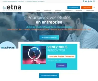 Etna-Alternance.net(école informatique) Screenshot