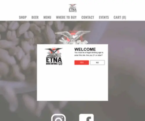 Etnabrew.com(Etna Brewing Co) Screenshot