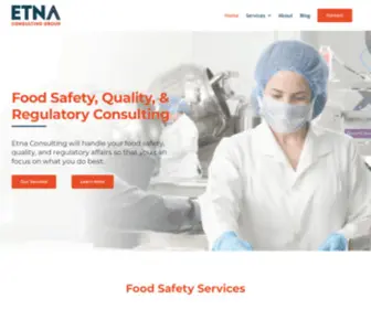 Etnaconsulting.com(Etna Food Safety Consulting) Screenshot