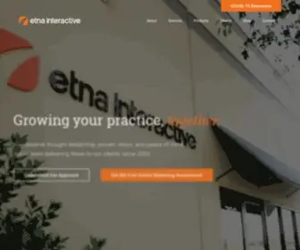 Etnainteractive.com(If you're looking for a medical or aesthetic marketing company) Screenshot