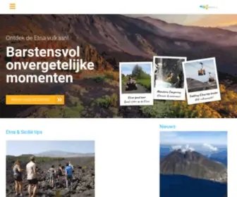 Etnasicilie.nl(De Etna vulkaan ligt op het Italiaanse eiland Sicilië. Ontdek de Etna) Screenshot