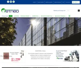 Etneo.com(Etneo Italia srl casa di saldatura robotica ed energia) Screenshot