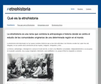 Etnohistoria.com.ar(Especial Etnohistoria) Screenshot