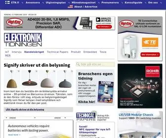ETN.se(Elektroniktidningen) Screenshot