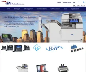 Etny.com(World-class office equipment solutions. Elite Technology Inc) Screenshot